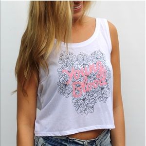 Weekend Society Indio Crop Tank NWT